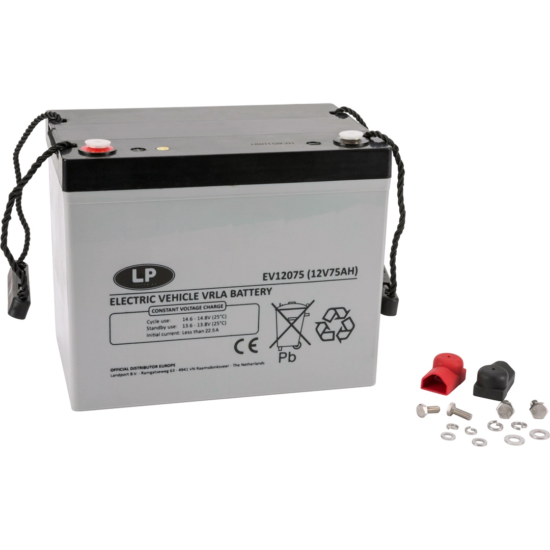 Landport Batteri LP 12V-75Ah VRLA EV12075 T6 AGM