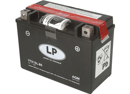 Batteri LP 12V-13Ah YTX15L-BS AGM