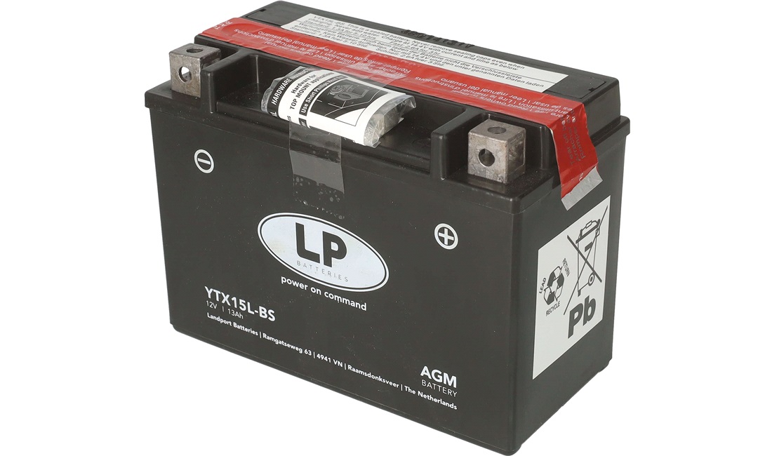personale udskiftelig Topmøde Batteri LP 12V-13Ah YTX15L-BS AGM - Vedligeholdelsesfri / AGM - thansen.dk