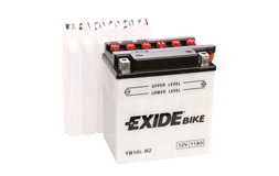 Batteri Exide 12V-11Ah YB10L-B2 Öppen >