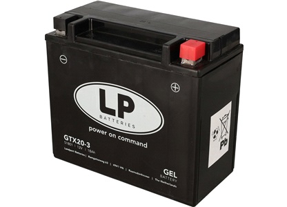 Batteri LP 12V-18Ah GTX20L-3 GEL