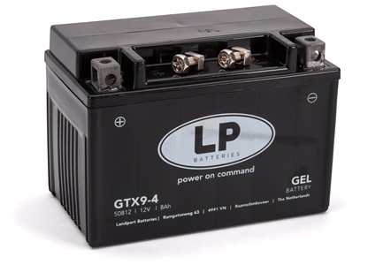 Batteri 12V-8Ah GTX9-BS, Gel, GSF650