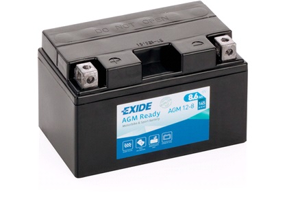 Exide batteri 12V-8,6Ah, GSF600 94-04