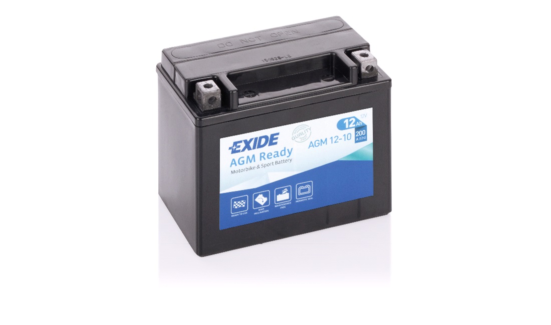  Batteri Exide 12V-10Ah AGM, GSF1200 Bandit 95-06