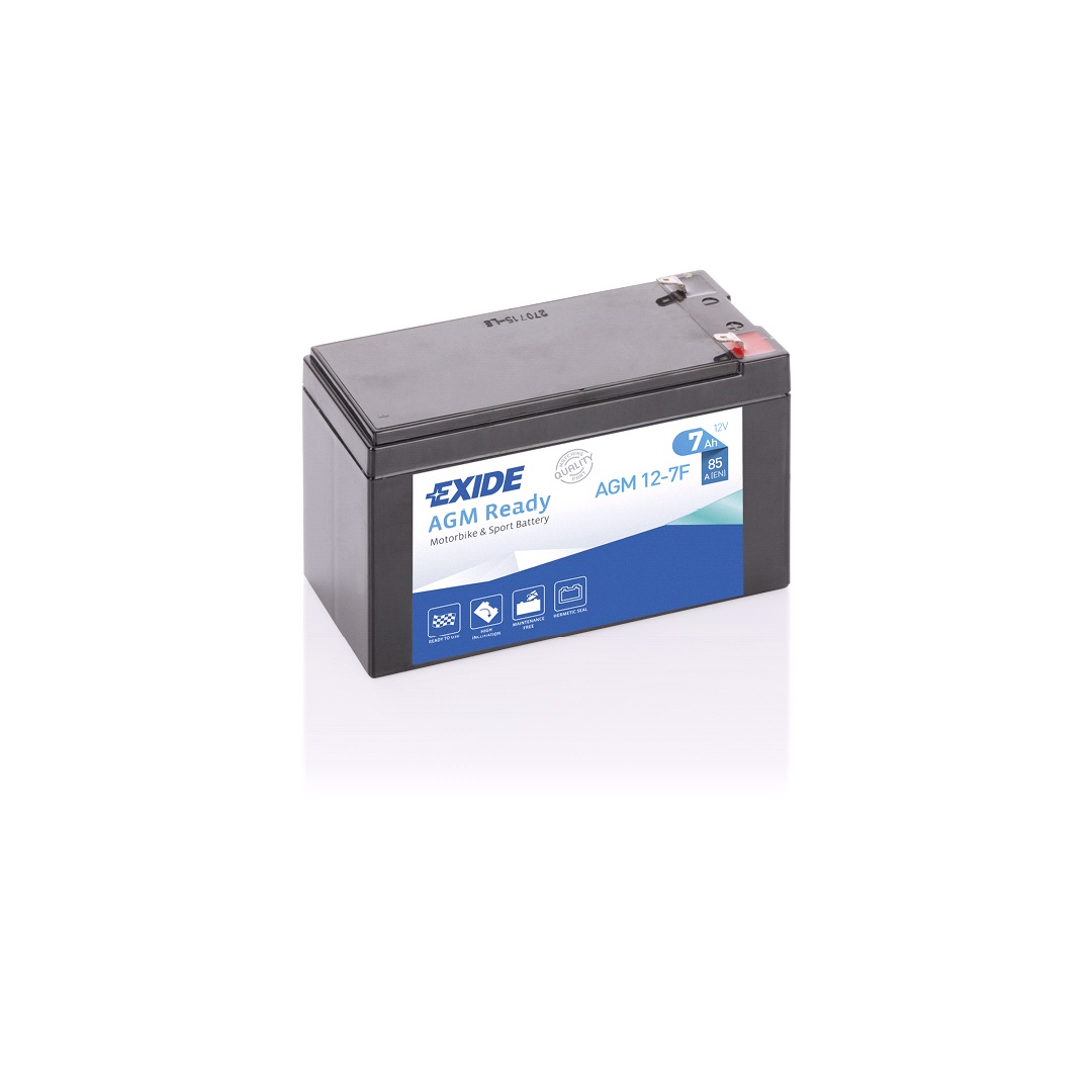 Batteri Exide 12V-12Ah AGM12-12F Ready