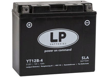 Batteri LP 12V-10Ah YT12B-4 AGM SLA