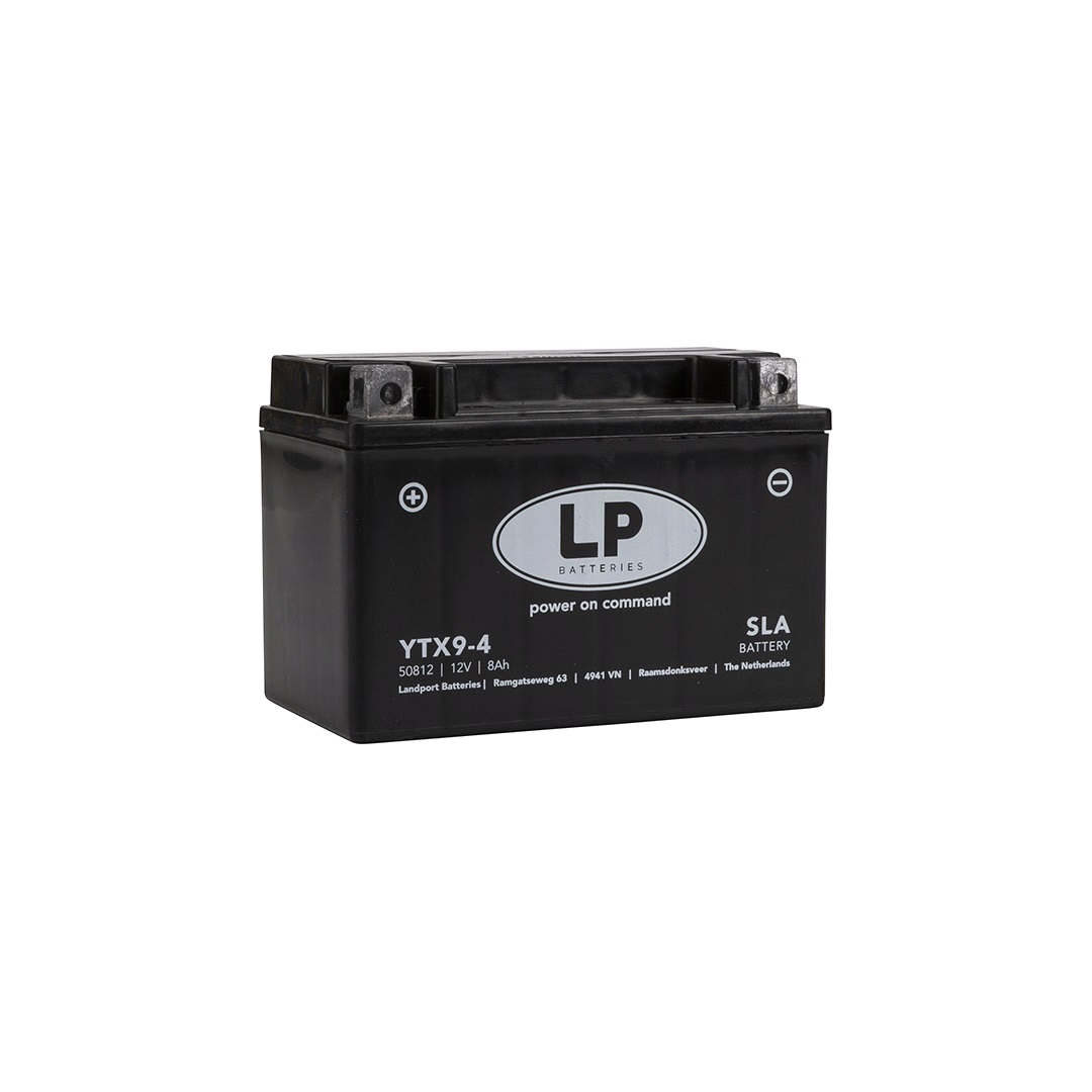 Batteri LP 12V-8Ah YTX9-4 AGM SLA