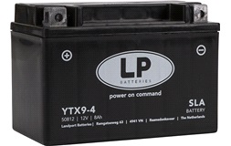 Batteri LP 12V-8Ah YTX9-4 AGM SLA