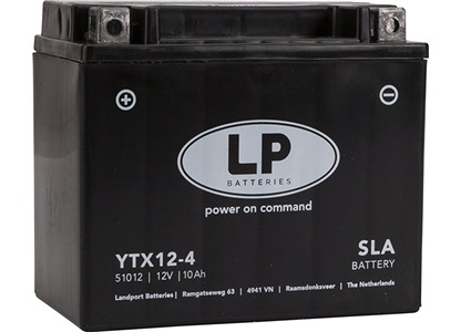 Batteri 12V-10Ah, YTX12-4 (SLA12-10)SLA