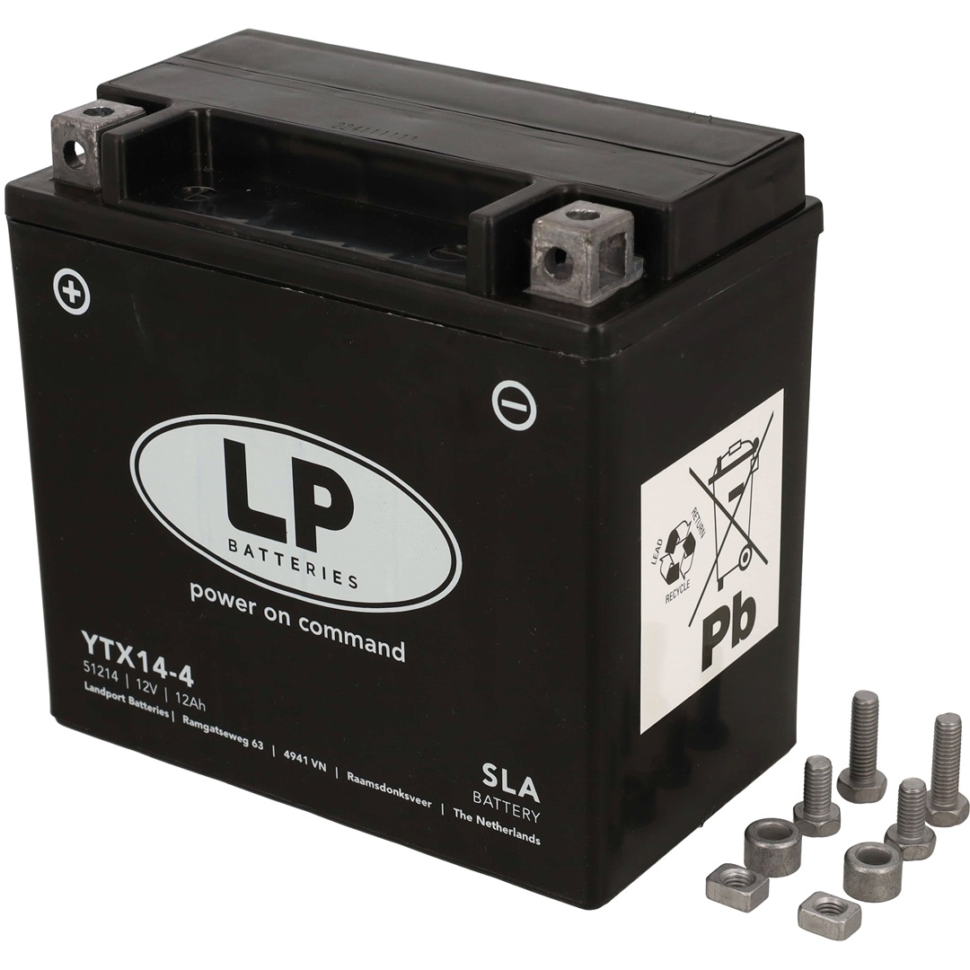 Batteri LP 12V-12Ah YTX14-4 AGM SLA