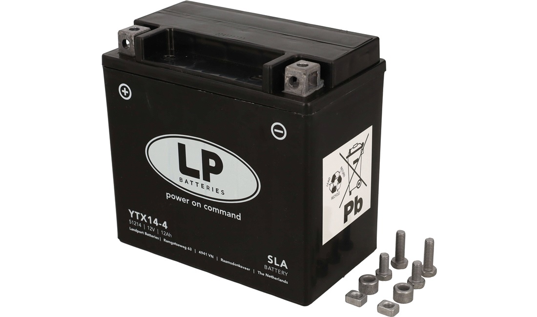  Batteri LP 12V-12Ah YTX14-4 AGM SLA