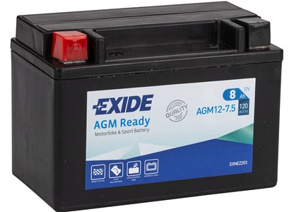Batteri Exide 12V-7,5Ah AGM12-7,5 Ready