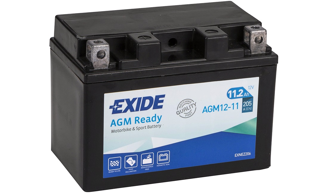  Batteri Exide 12V-11Ah AGM12-11 AGM
