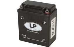 Batteri LP 12V-3Ah AGM, XL250 82-85