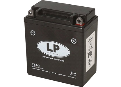 Batteri LP 12V-3Ah AGM, XL600 83-84