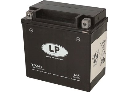 Batteri LP 12V-12Ah YTX14-3 AGM SLA