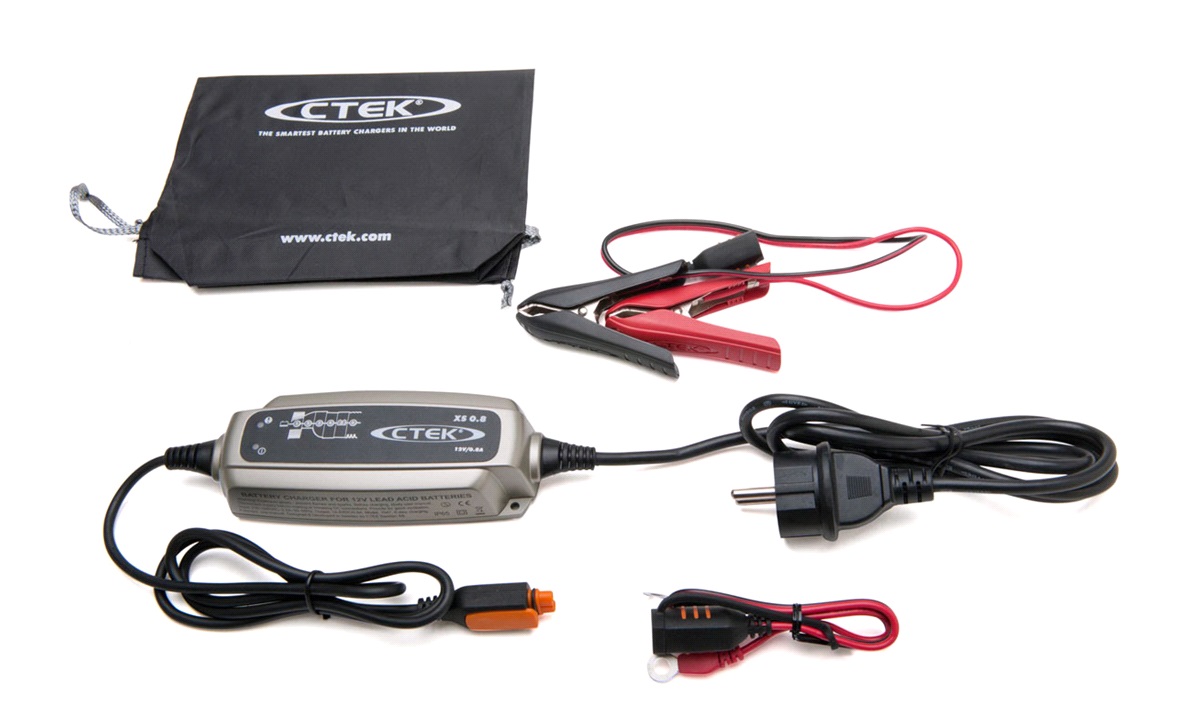 CTEK XS0,8 12V 0,8Amp Batterilader - Batterilader Til Bilbatteri ...