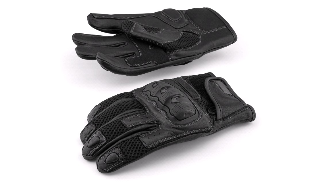  Kort læderhandske sommer CE-godkendt str. XL