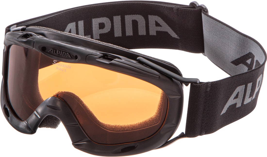  Skibriller ALPINA RUBY Junior Sort 