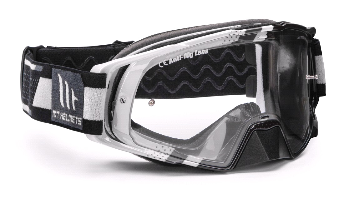  Crossglasögon MT MX-EVO svart/vit 