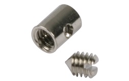 Nippelskruv, 5x7 mm.