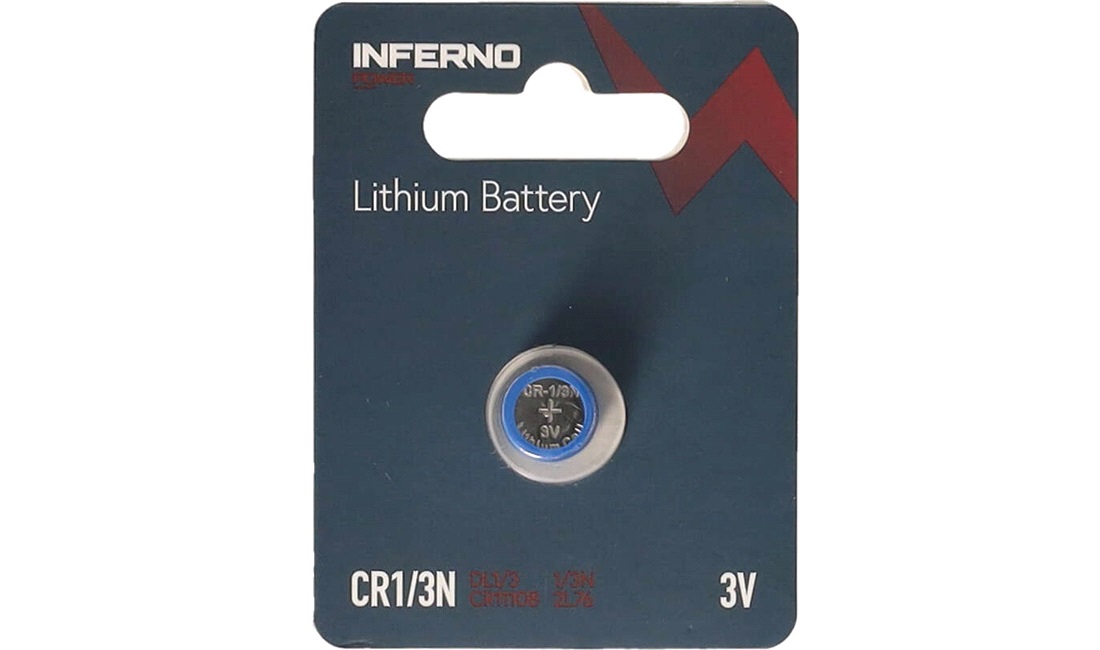  Lithium knappecellebatteri CR1/3N DL1/3N