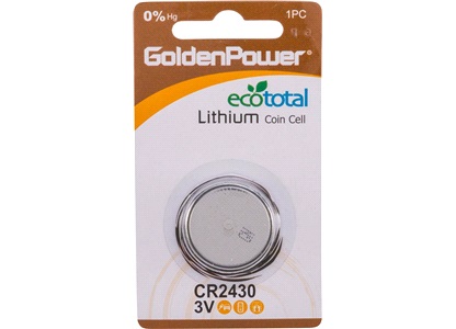 Lithium knapcellebatteri, CR2430