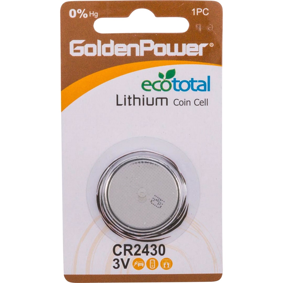 Lithium knapcellebatteri, CR2430