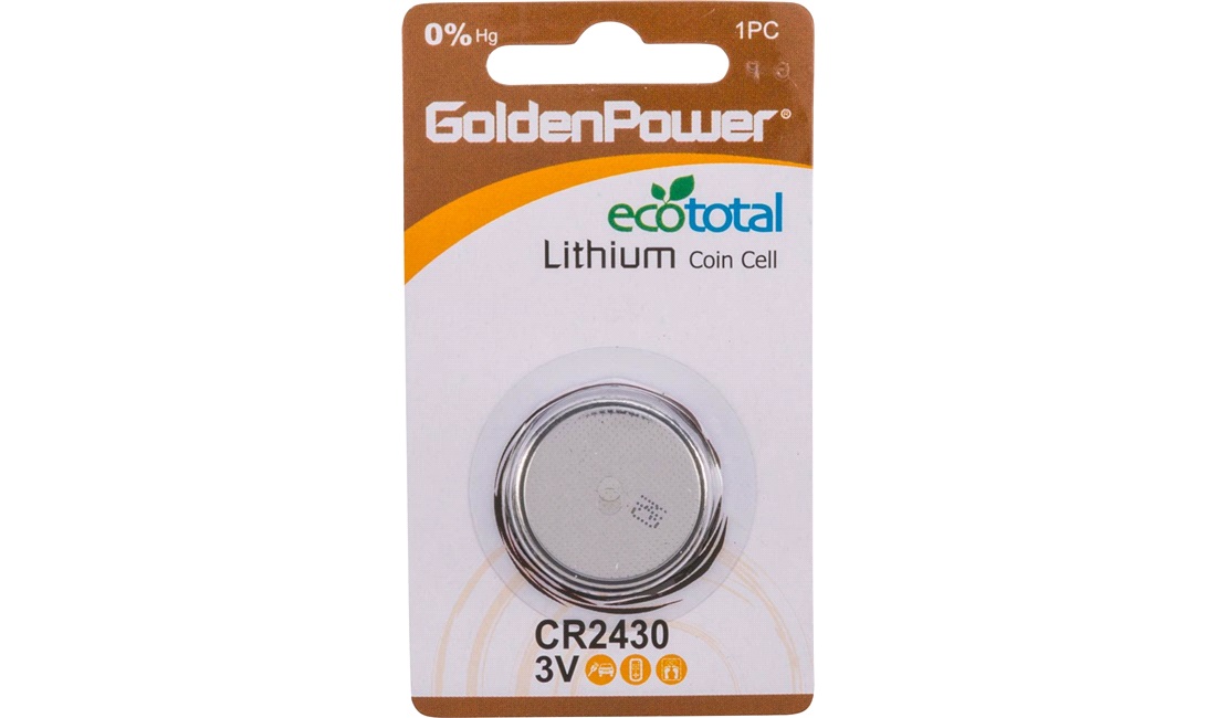  Lithium knapcellebatteri, CR2430