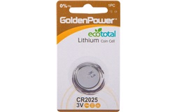 Lithium knapcellebatteri, CR2025