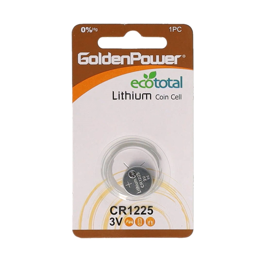 Lithium knapcellebatteri, CR1225