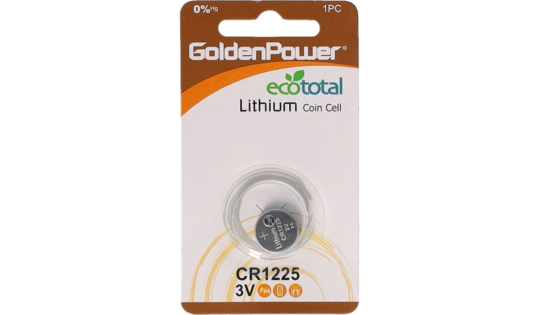  Lithium knapcellebatteri, CR1225