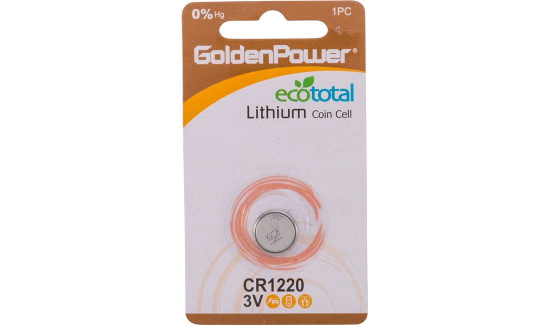  Lithium knapcellebatteri, CR1220