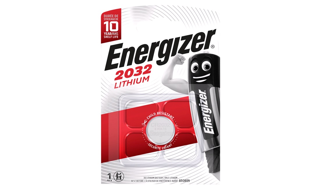  Batteri, CR2032 1pak Energizer