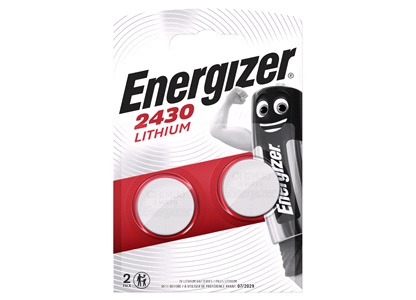 Knappcellsbatteri CR2430 Lithium 2-Pack