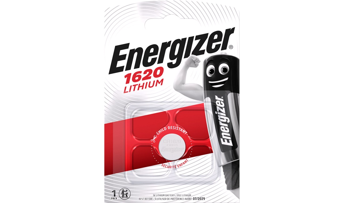  Batteri, CR1620 1pak Energizer