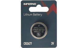 Lithium knappcellebatteri CR2477 (6477)