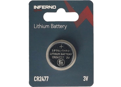Lithium knappcellebatteri CR2477 (6477)