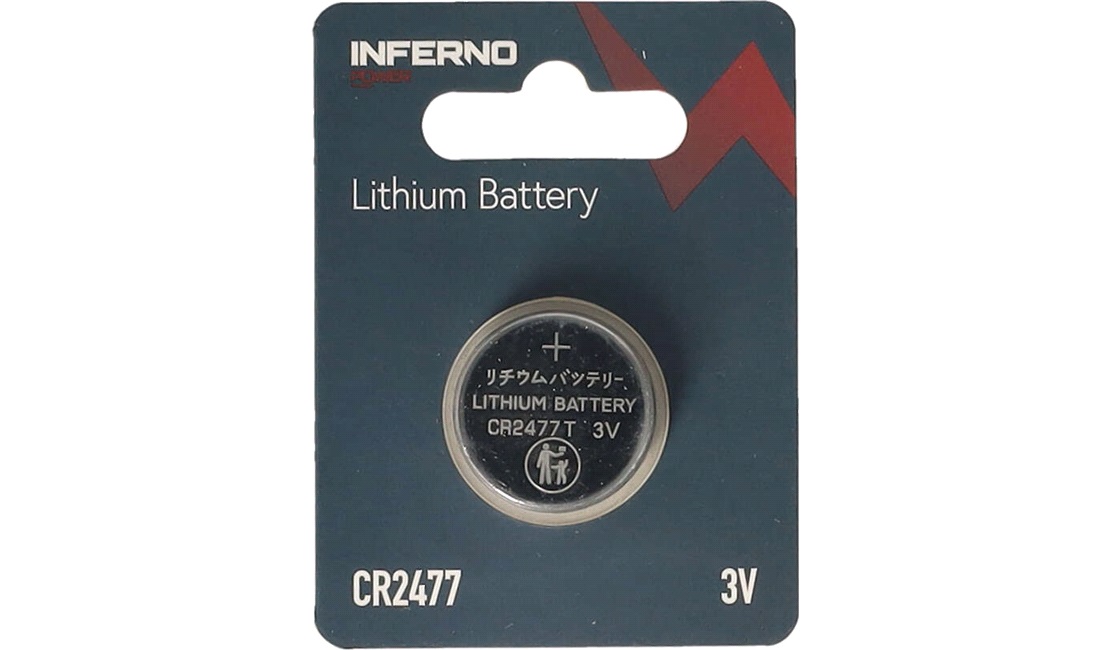 Lithium knapcellebatteri CR2477 - Lithium knap batterier - thansen.dk