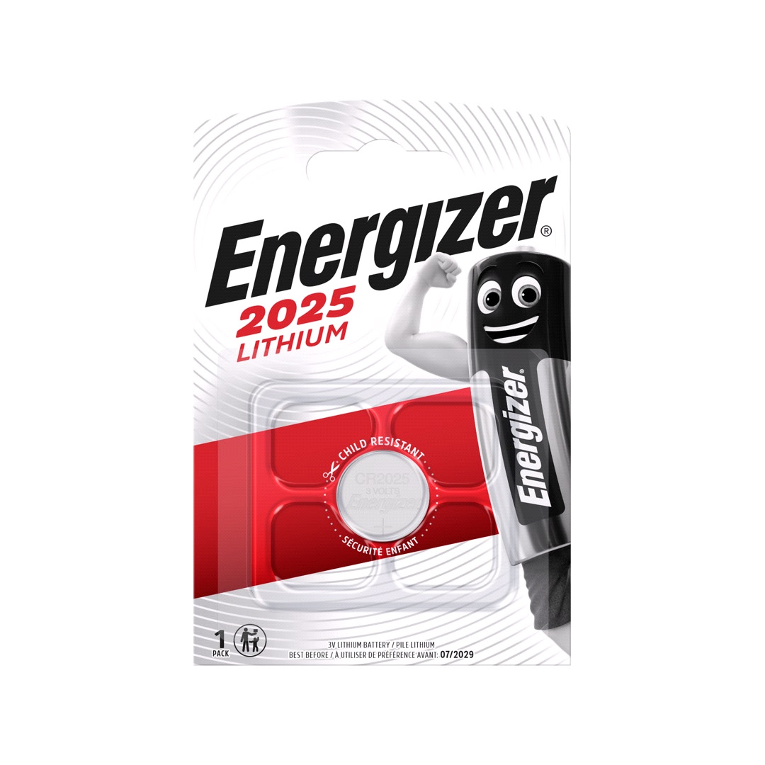 Energizer Knappcellsbatteri CR2025 Lithium