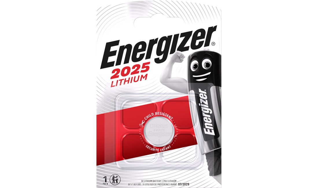  Batteri CR2025 1pak Energizer