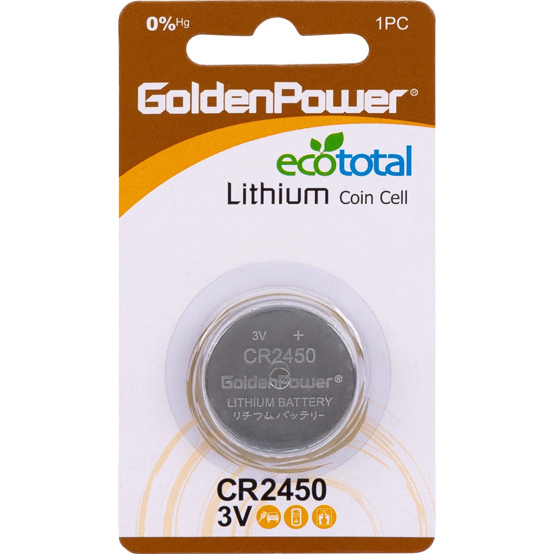 Lithium knapcellebatteri, CR2450