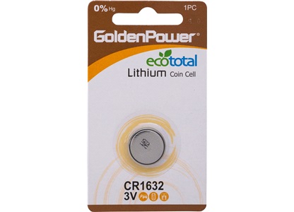 Lithium knapcellebatteri, CR1632