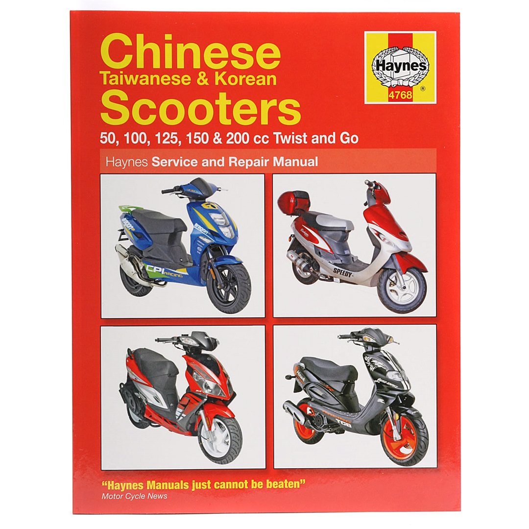 Haynes Verkstadshandbok till Kina scooter 2+4T