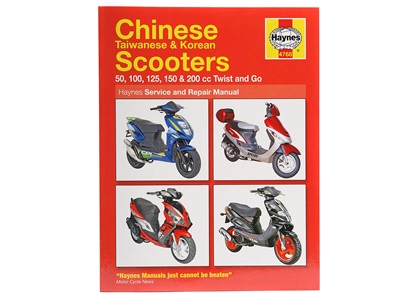 Verkstedhåndbok til Kina scooter 2+4T