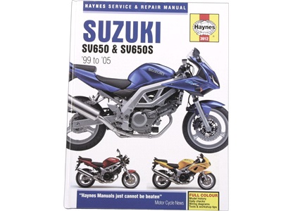 Verkstadshandbok Suzuki SV650/650S 99-02