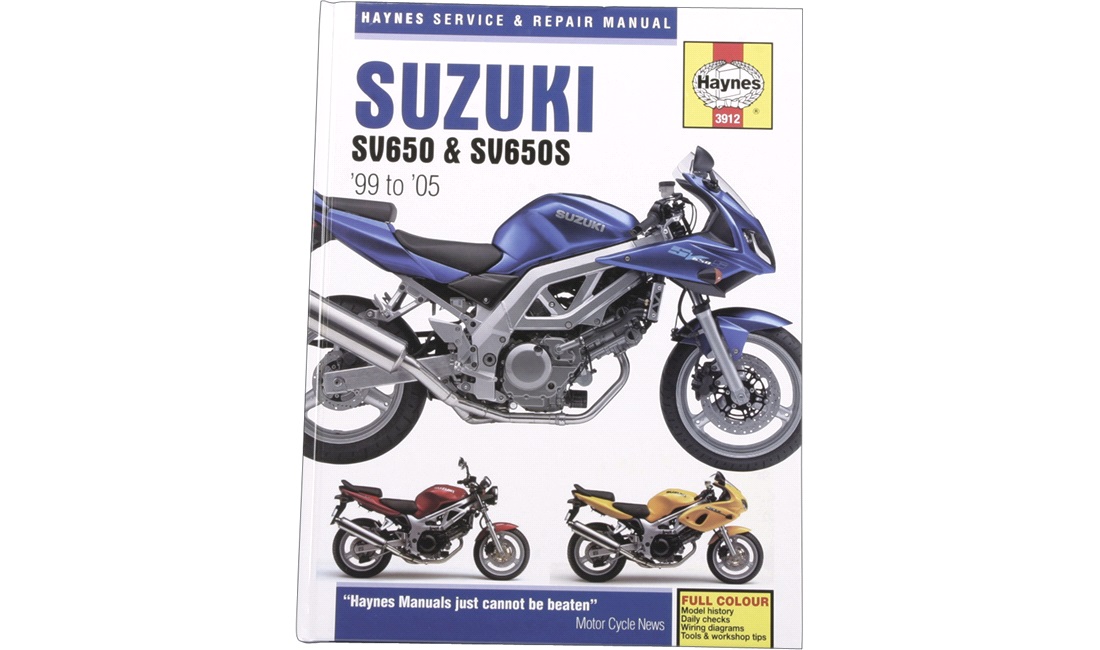  Verkstadshandbok Suzuki SV650/650S 99-02