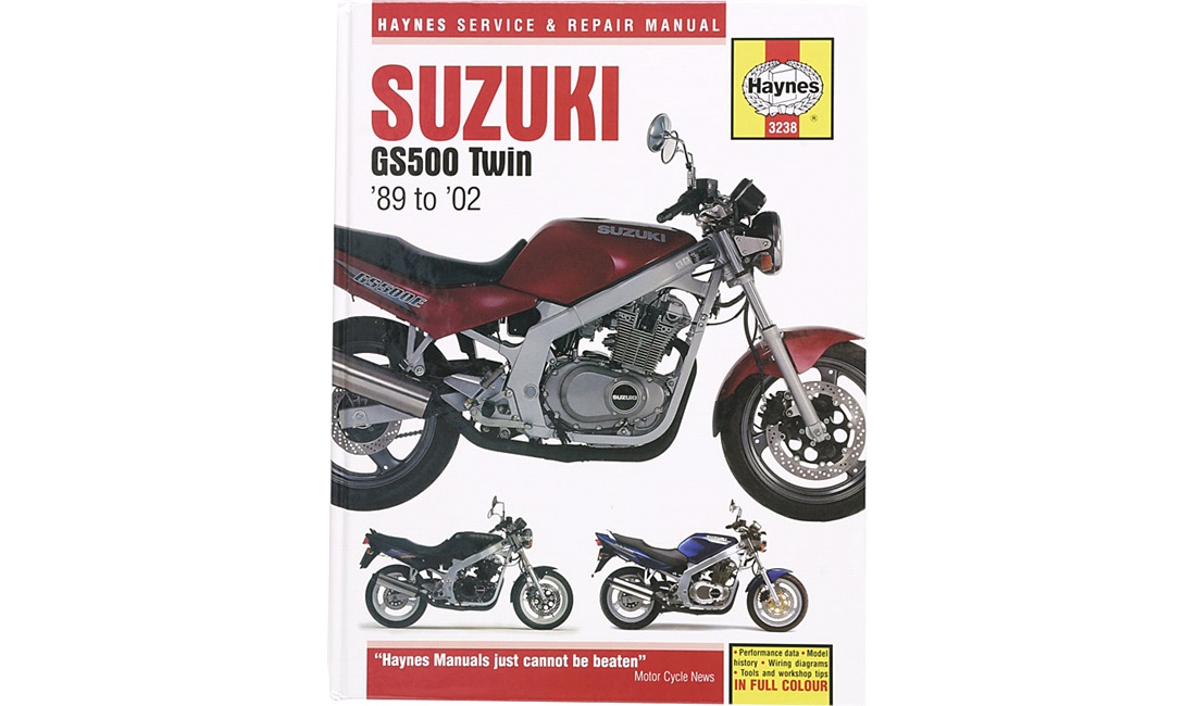  Værkstedshåndbog, Suzuki GS500 89-02
