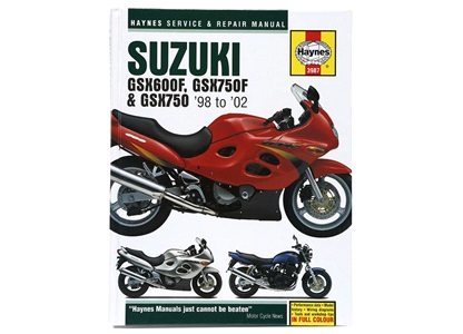 Verkstadshandbok Suzuki GSX600/750F 98-0