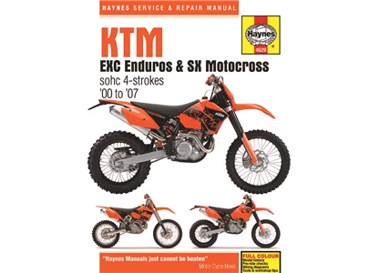 Værkstedshåndbog, KTM EXC/SX 4T 00-07